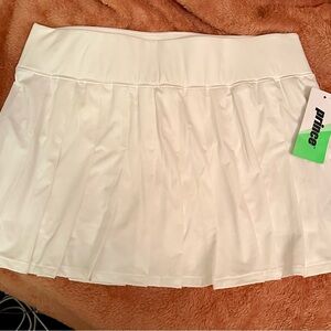 NWT Prince Women's Classic White Skort